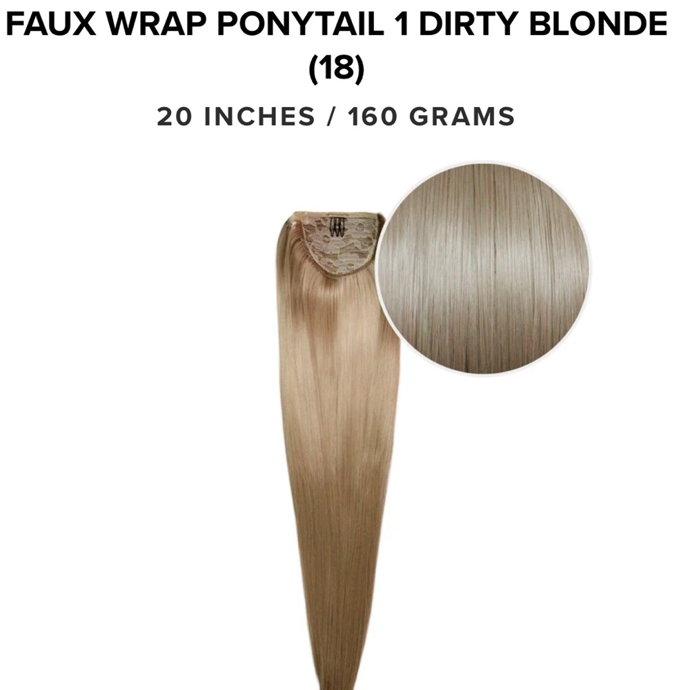 BELLAMI FAUX WRAP PONYTAIL